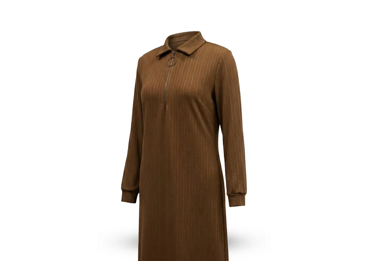 HESNA 9736 ELBİSE - TABA - (Asorti: 2-5)