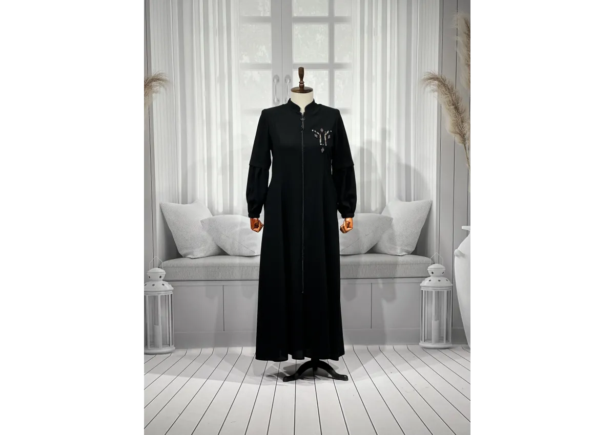 HESNA 2075 FERACE - SİYAH - (Asorti: 46-52)