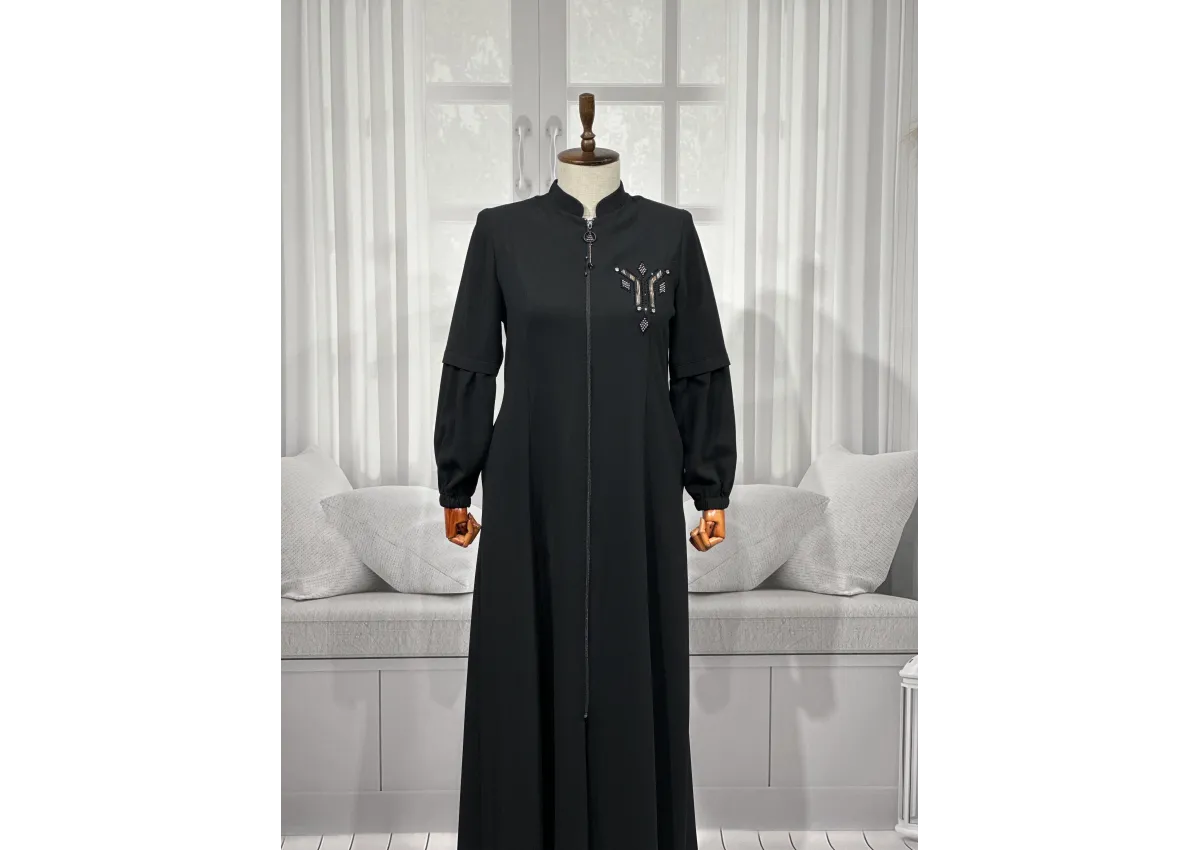 HESNA 2075 FERACE - SİYAH - (Asorti: 46-52)