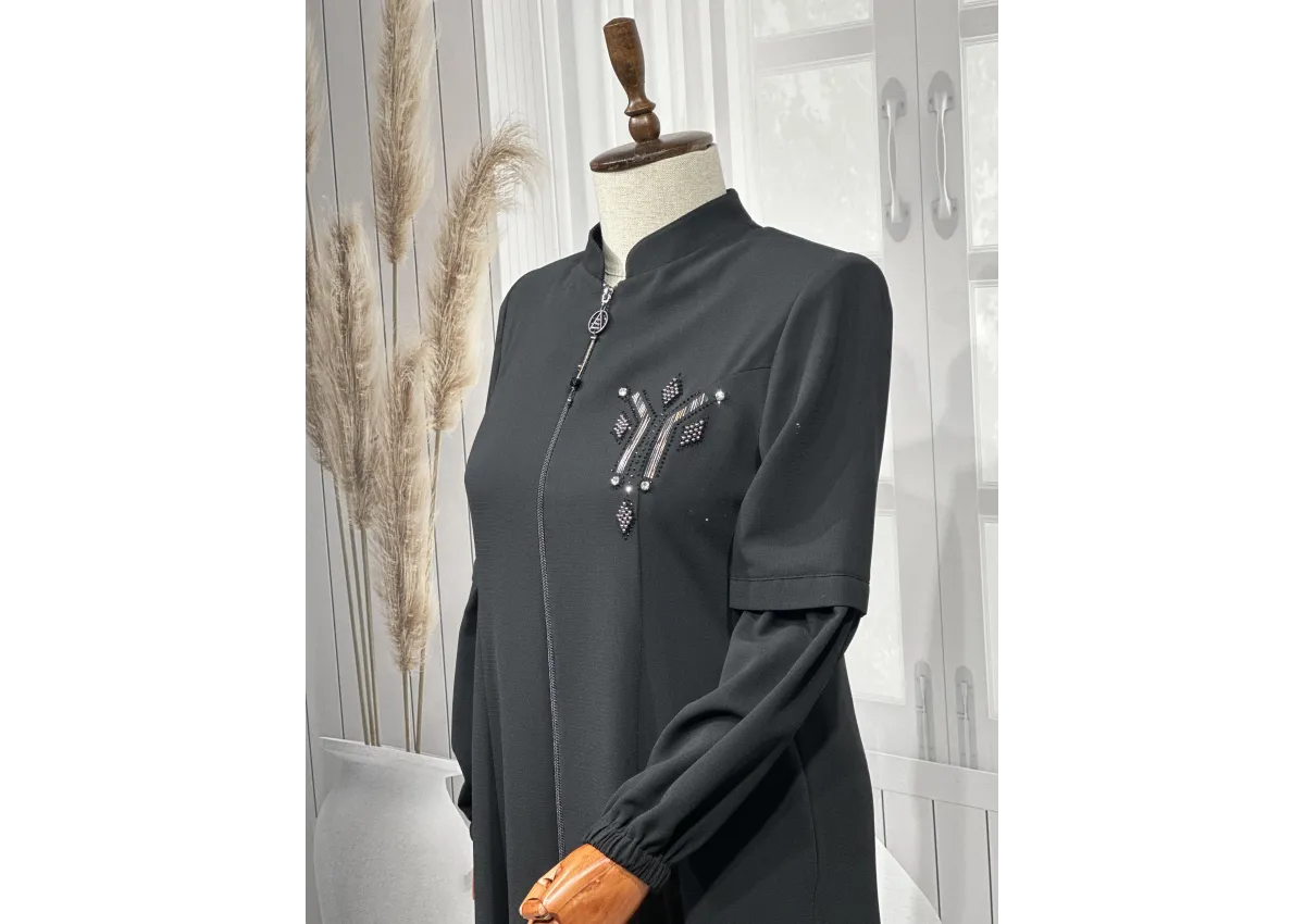 HESNA 2075 FERACE - SİYAH - (Asorti: 46-52)