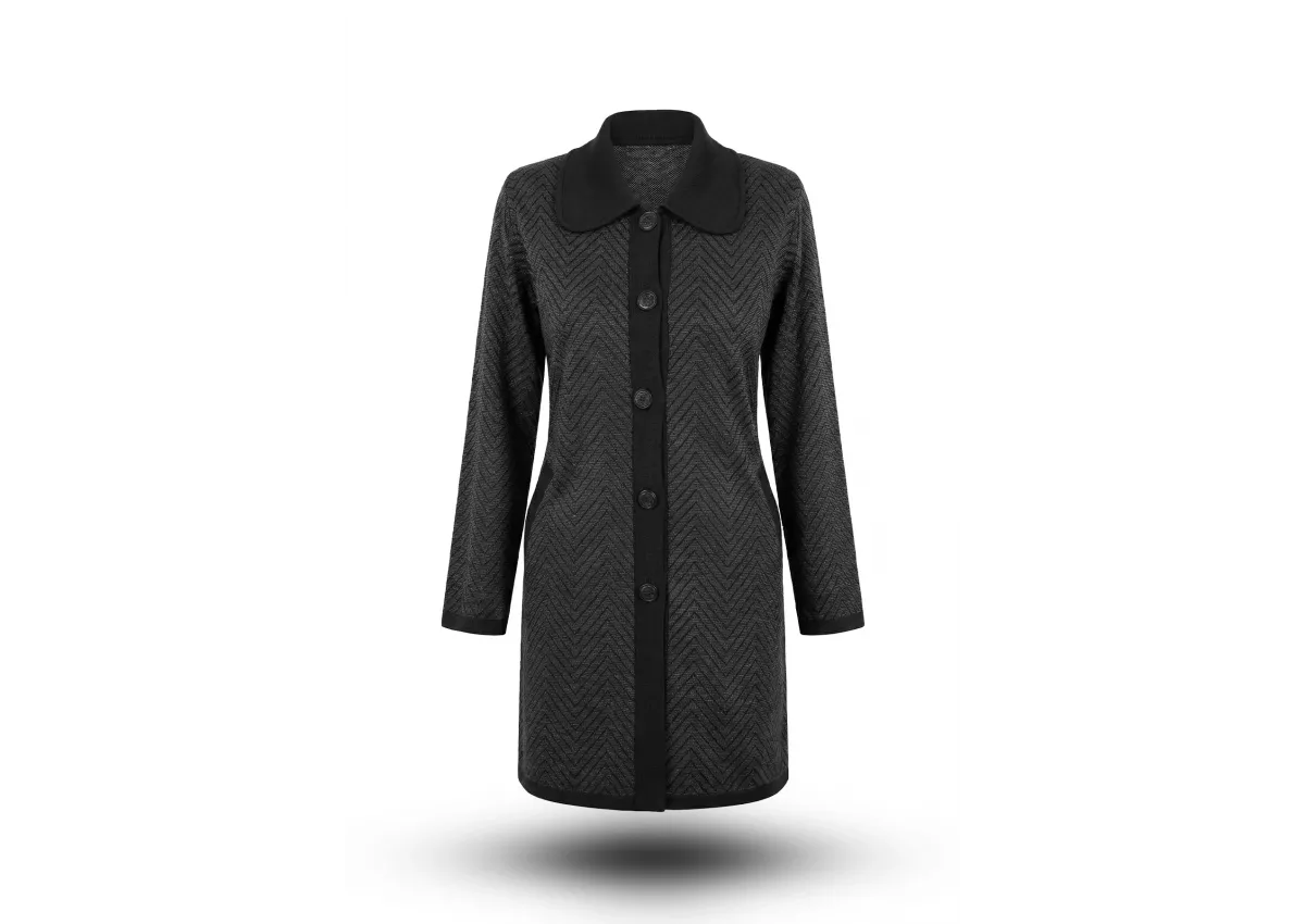 HESNA 8024 KABAN - SİYAH - (Asorti: 3-5)