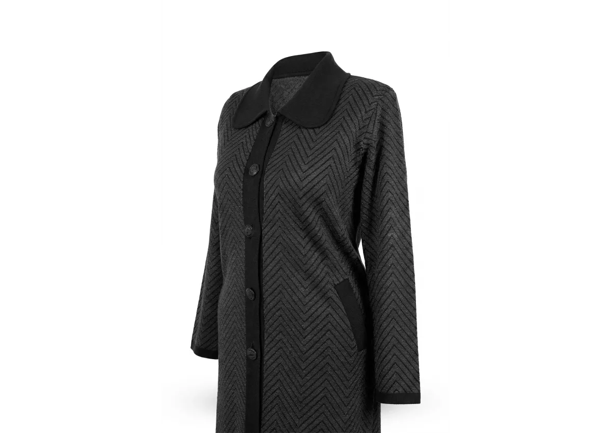 HESNA 8024 KABAN - SİYAH - (Asorti: 3-5)