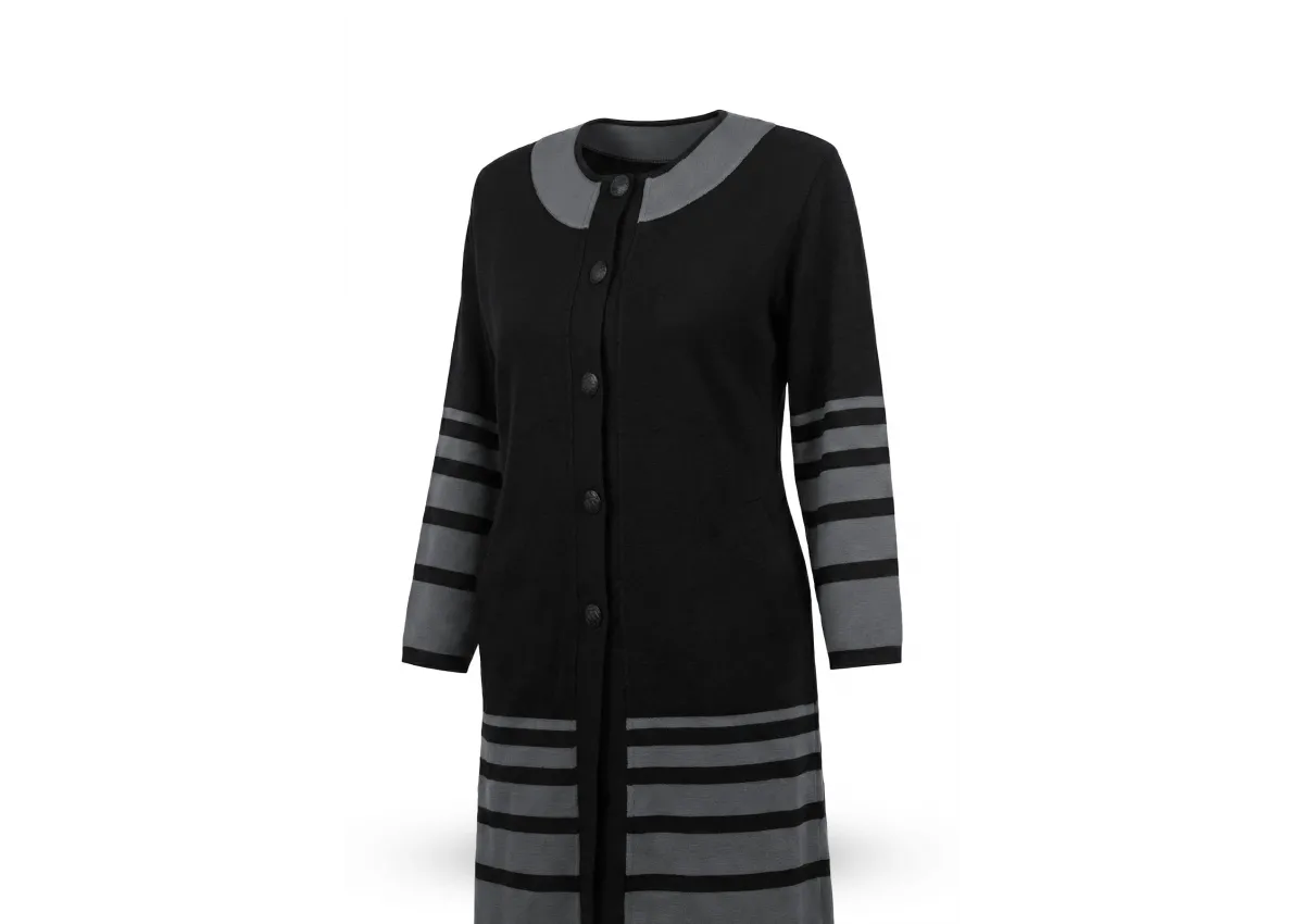 HESNA 8038 KABAN - SİYAH - (Asorti: 3-5)