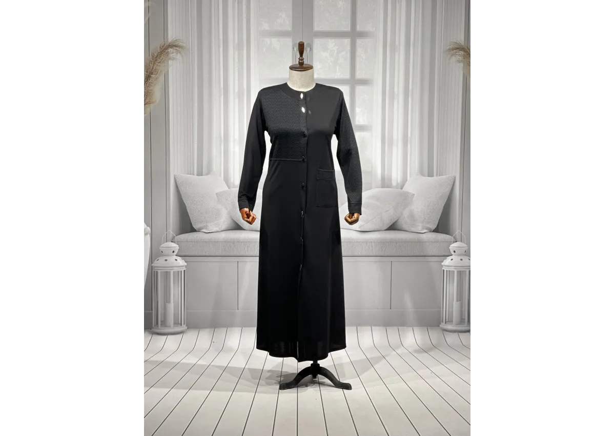 HESNA 2221 PARDESÜ - SİYAH - (Asorti: 4-7)