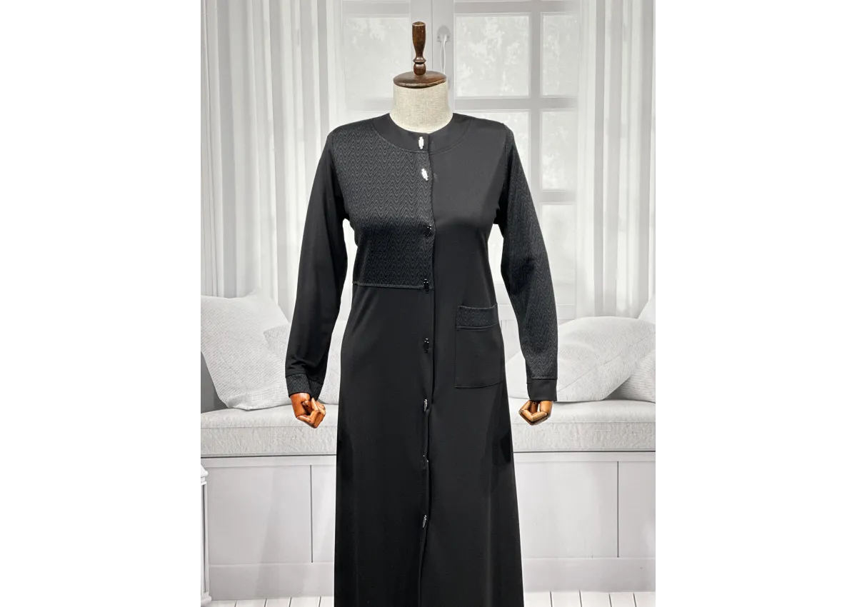 HESNA 2221 PARDESÜ - SİYAH - (Asorti: 4-7)