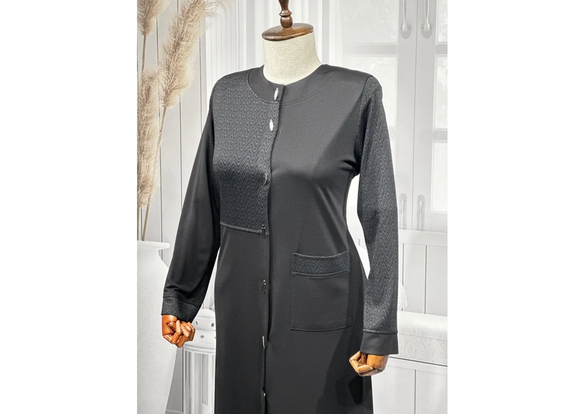 HESNA 2221 PARDESÜ - SİYAH - (Asorti: 4-7)