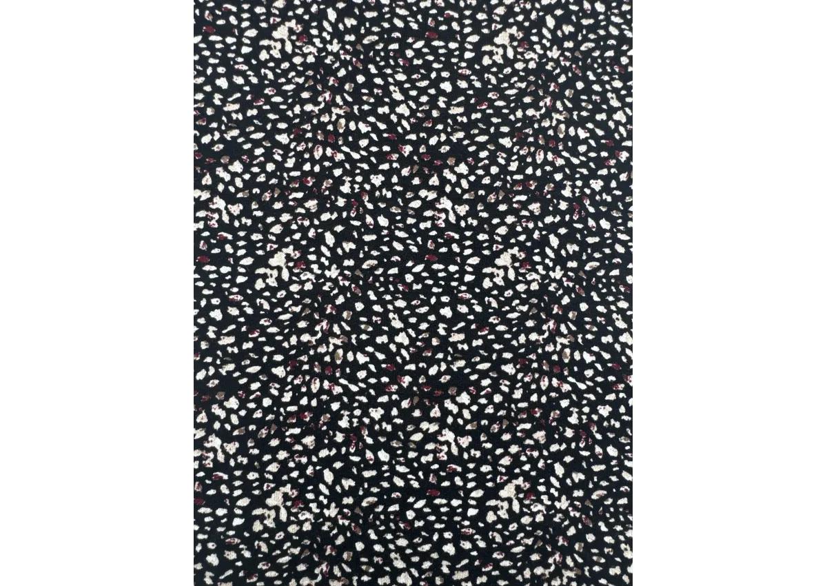 NEHİR ETEK - SİYAH & BORDO - 560/P - (Asorti: 4-6)
