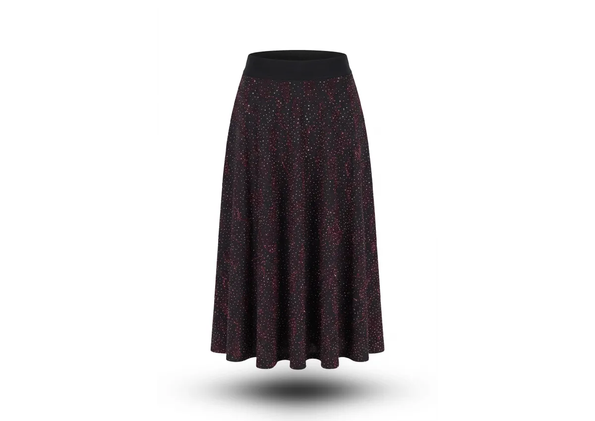 HESNA 6374 ETEK - BORDO - (Asorti: 3-6)