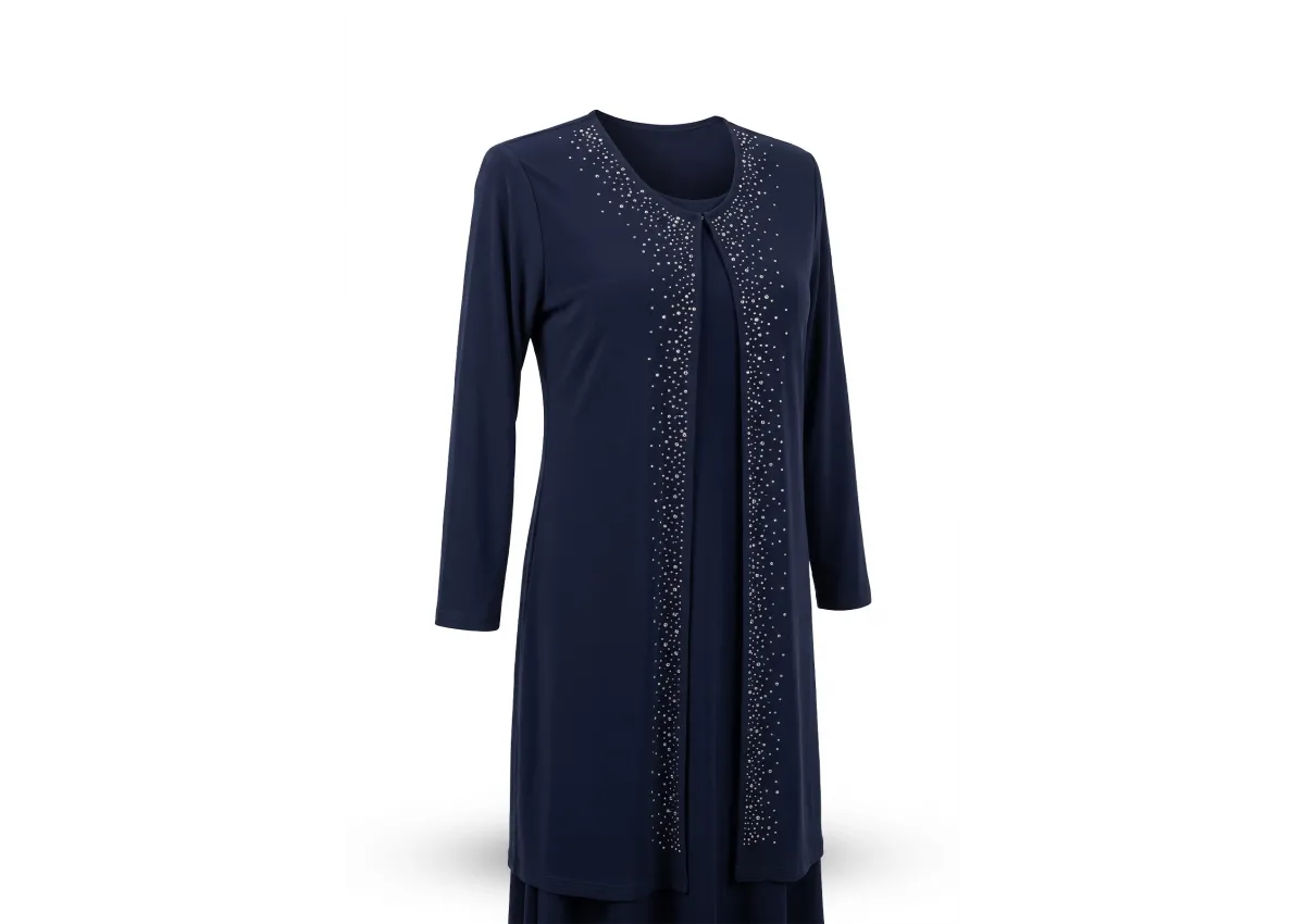 HESNA 5509 TAKIM - LACİVERT - (Asorti: 4-7)