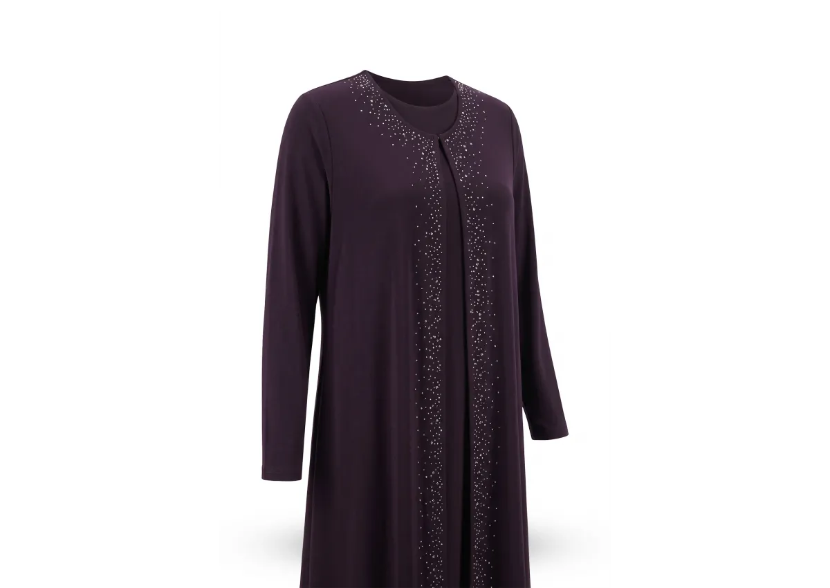 HESNA 5509 TAKIM - MÜRDÜM - (Asorti: 4-7)
