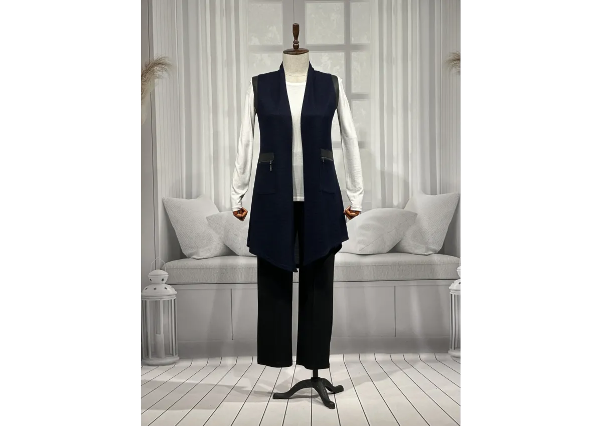 DENİZ YELEK - LACİVERT - (Asorti: 3-5)