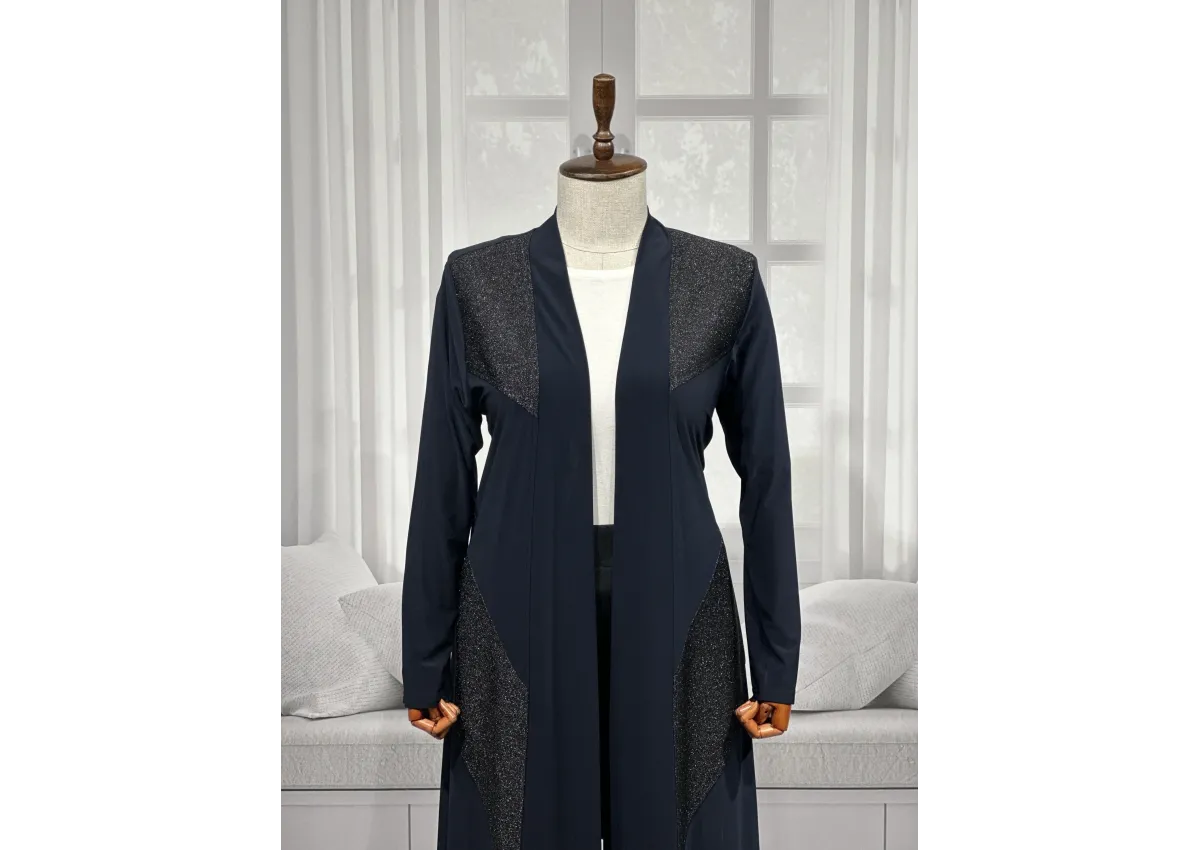 HESNA 4207 CEKET - LACİVERT - (Asorti: 4-7)