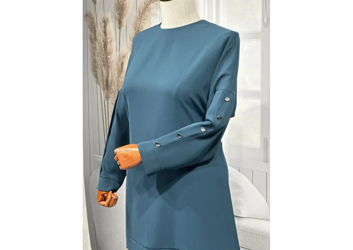 HESNA 4591 TAKIM - ZÜMRÜT - (Asorti: 46-52)