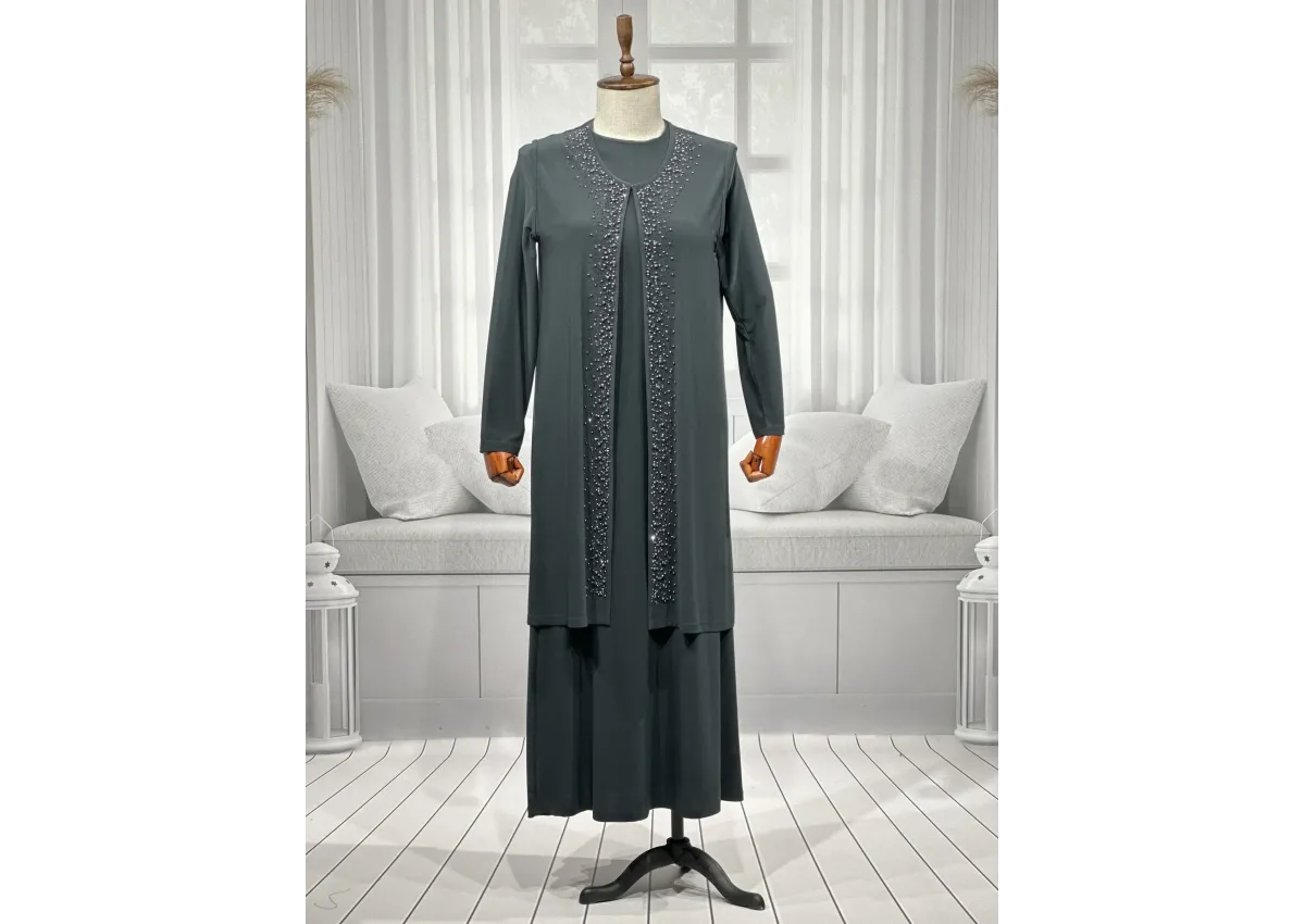HESNA 5509 TAKIM - HAKİ - (Asorti: 4-7)