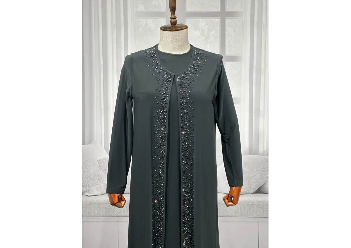 HESNA 5509 TAKIM - HAKİ - (Asorti: 4-7)