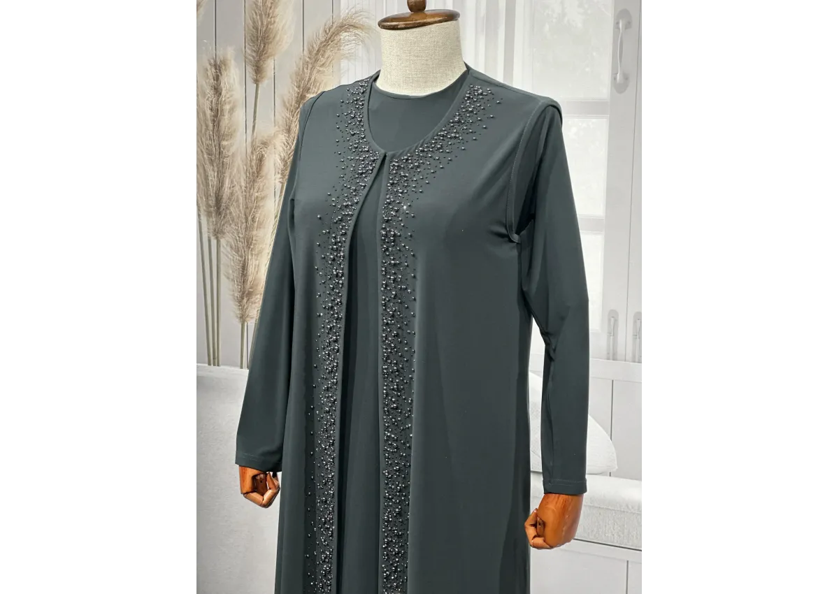 HESNA 5509 TAKIM - HAKİ - (Asorti: 4-7)