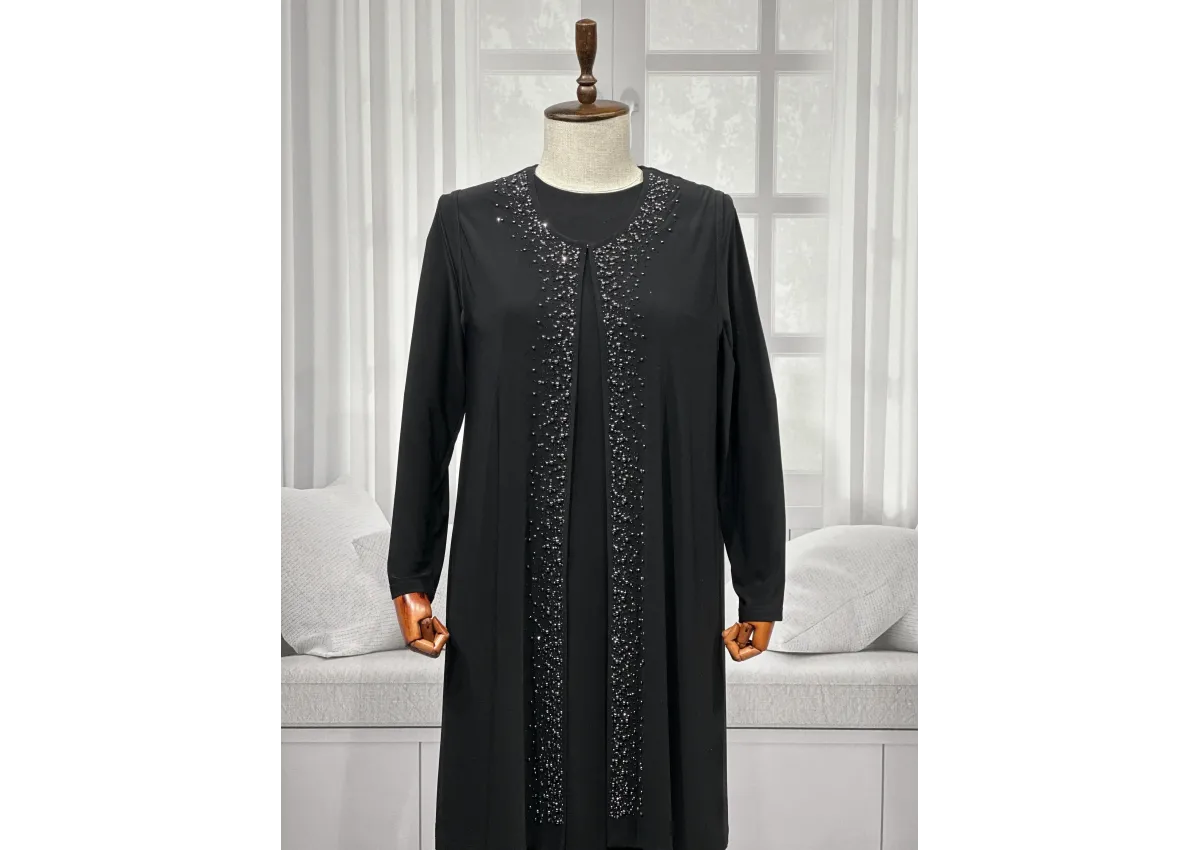 HESNA 5509 TAKIM - SİYAH - (Asorti: 4-7)