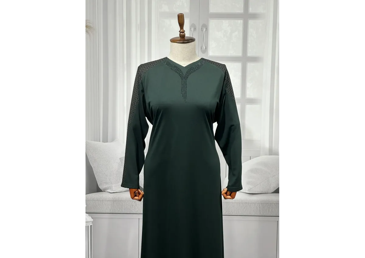 PELİN ELBİSE - HAKİ - (Asorti: 4-6)