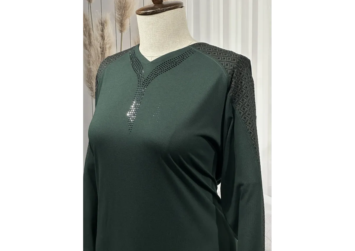 PELİN ELBİSE - HAKİ - (Asorti: 4-6)