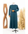 FEYZA ELBİSE - İNDİGO - (Asorti: 3-6)