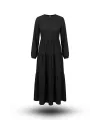 HESNA 8322 ELBİSE - SİYAH - (Asorti: 3-5)