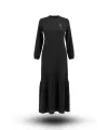 HESNA 8339 ELBİSE - SİYAH - (Asorti: 3-6)