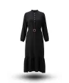 HESNA 9762 ELBİSE - SİYAH - (Asorti: 2-5)