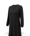HESNA 8424 ELBİSE - SİYAH - (Asorti: 3-6)