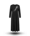 HESNA 8129 ELBİSE - SİYAH - (Asorti: 4-6)