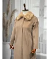HESNA 2195 PARDESÜ - KOYU CAMEL - (Asorti: 46-52)