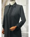 HESNA 5350 TUNİK - SİYAH - (Asorti: 46-52)