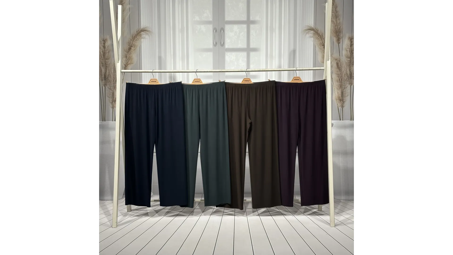 EBRU PANT-ETEK - SİYAH - (Asorti: 4-7)