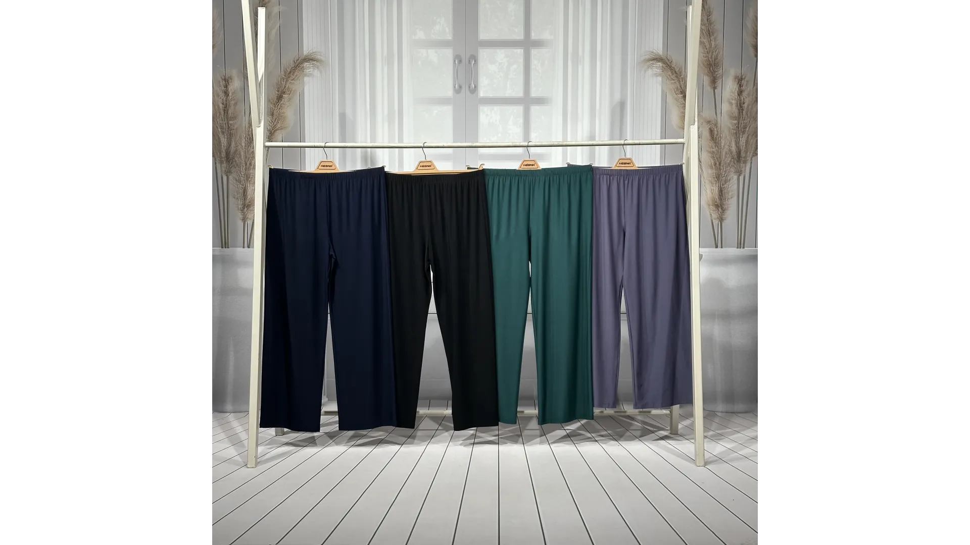 EBRU PANT-ETEK - SİYAH - (Asorti: 4-7)