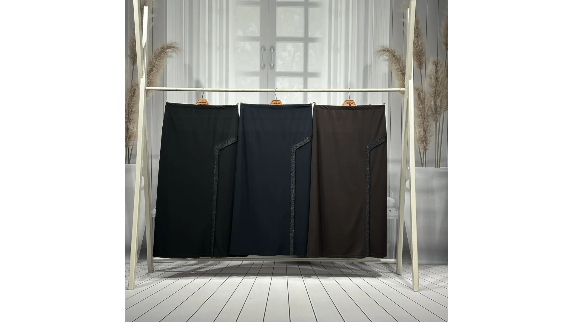 HESNA 6227 ETEK - SİYAH - (Asorti: 3-6)