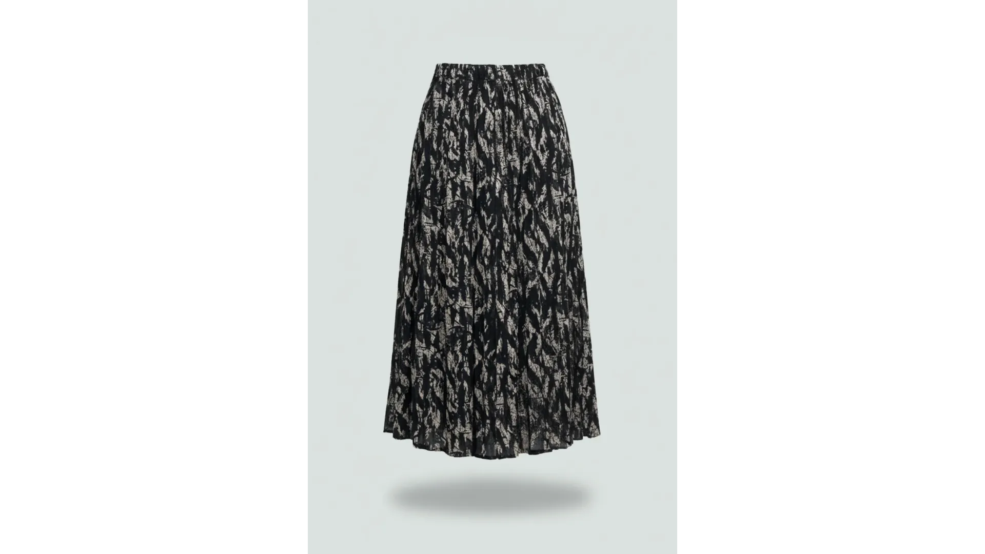 BETÜL ETEK - SİYAH & GRİ - 30138 - (Asorti: 4-6)