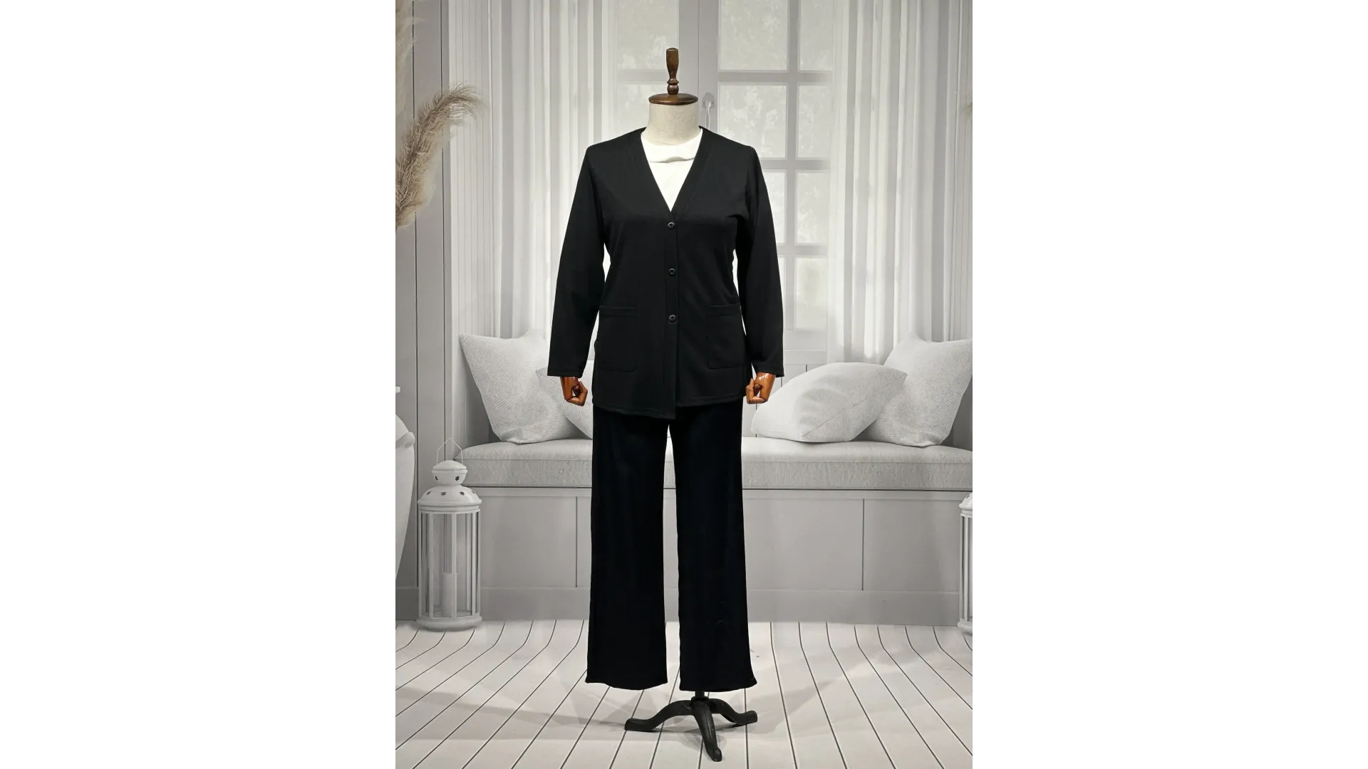 BUĞRA 101 CEKET - SİYAH - (Asorti: 4-6)