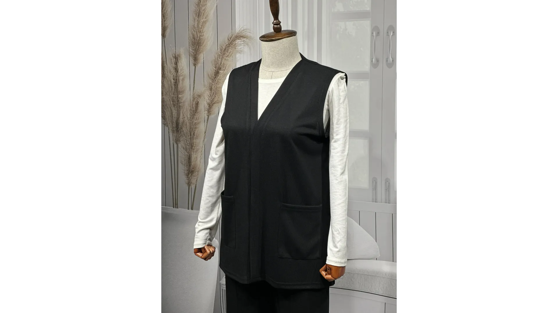 BUĞRA YELEK - SİYAH - (Asorti: 3-5)