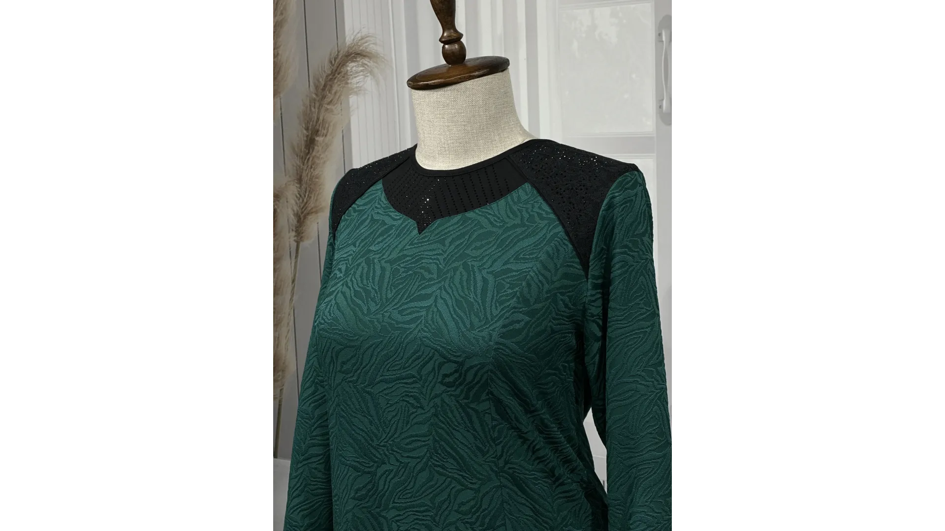 ELVAN ELBİSE - HAKİ - (Asorti: 4-7)