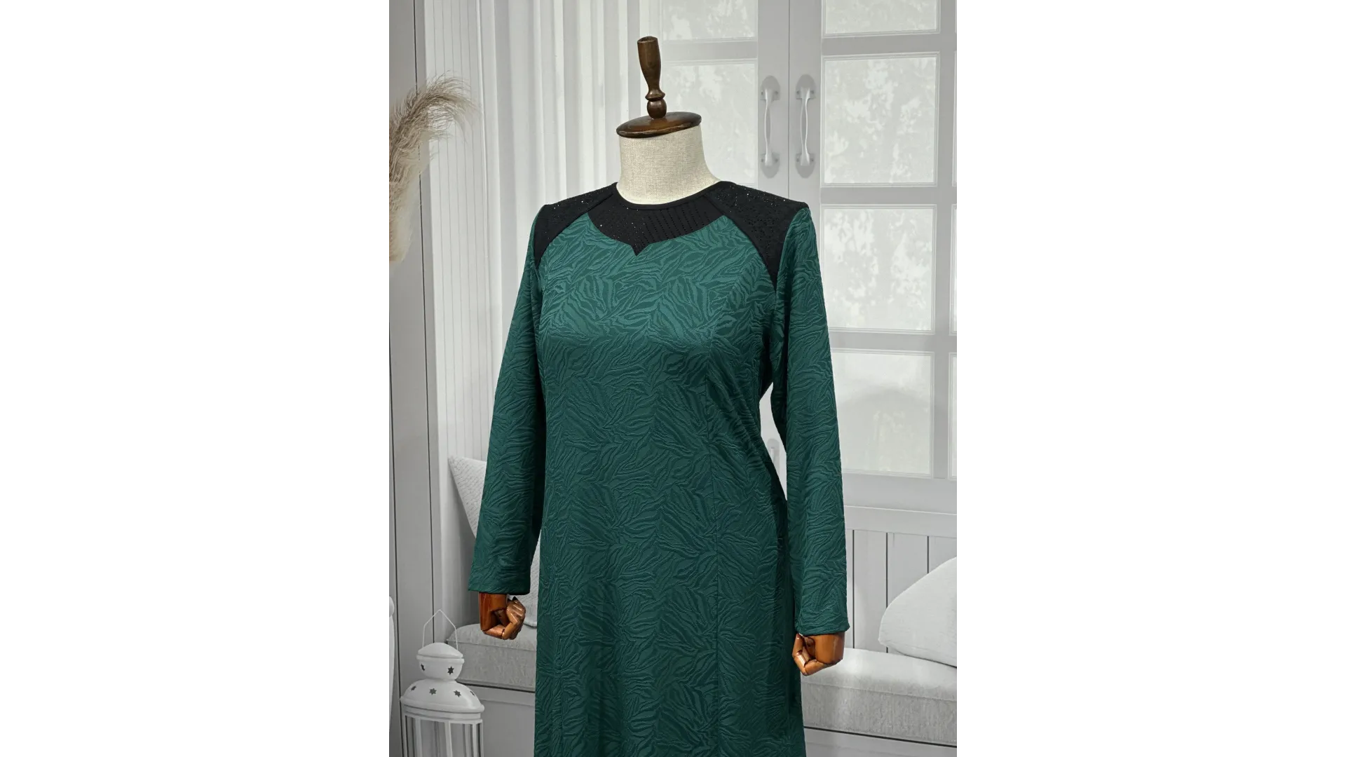 ELVAN ELBİSE - HAKİ - (Asorti: 4-7)