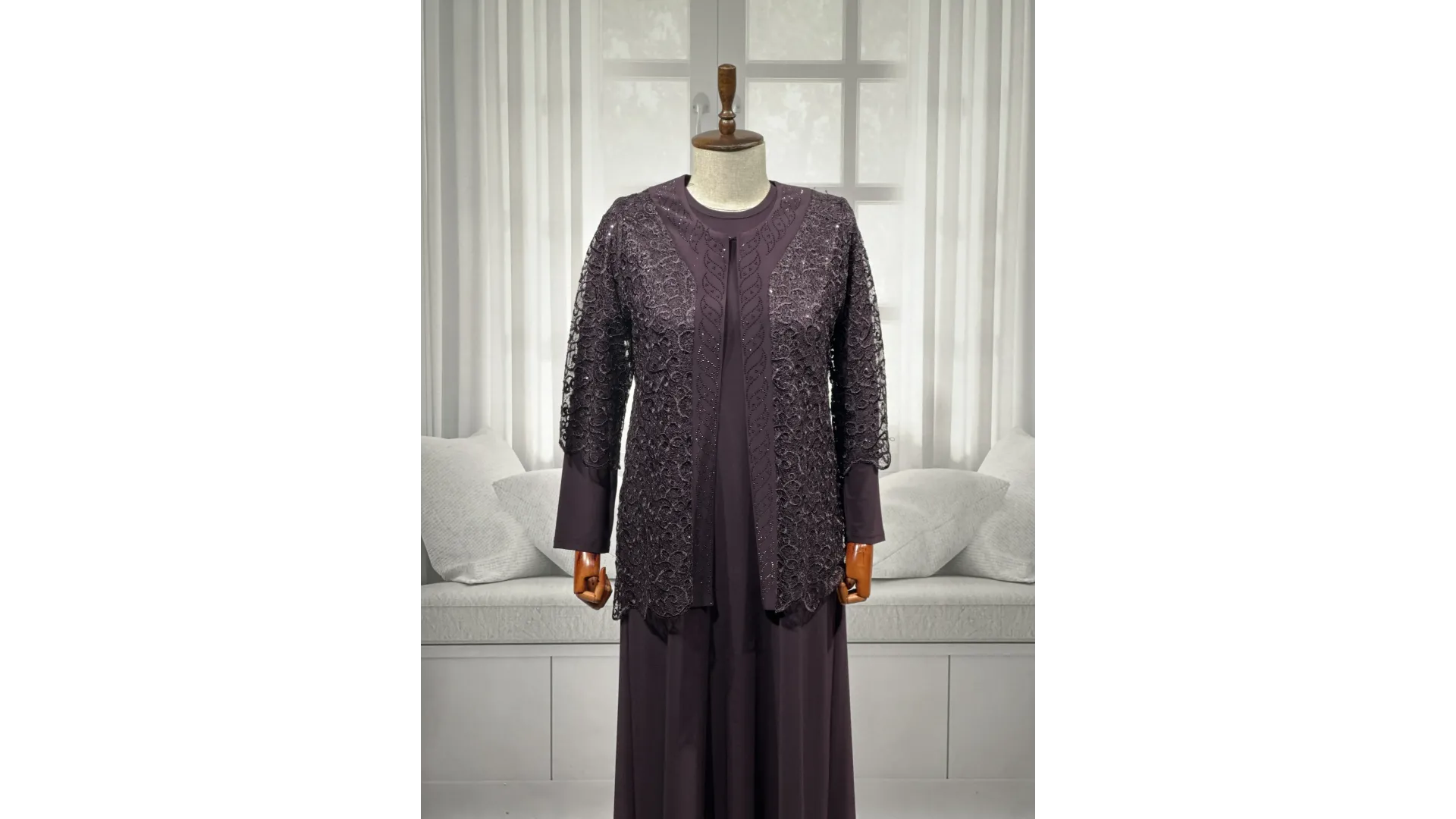 HESNA 1253 TAKIM - MÜRDÜM - (Asorti: 4-6)