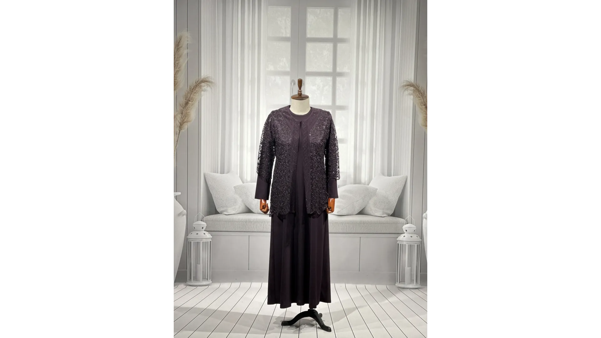 HESNA 1253 TAKIM - MÜRDÜM - (Asorti: 4-6)