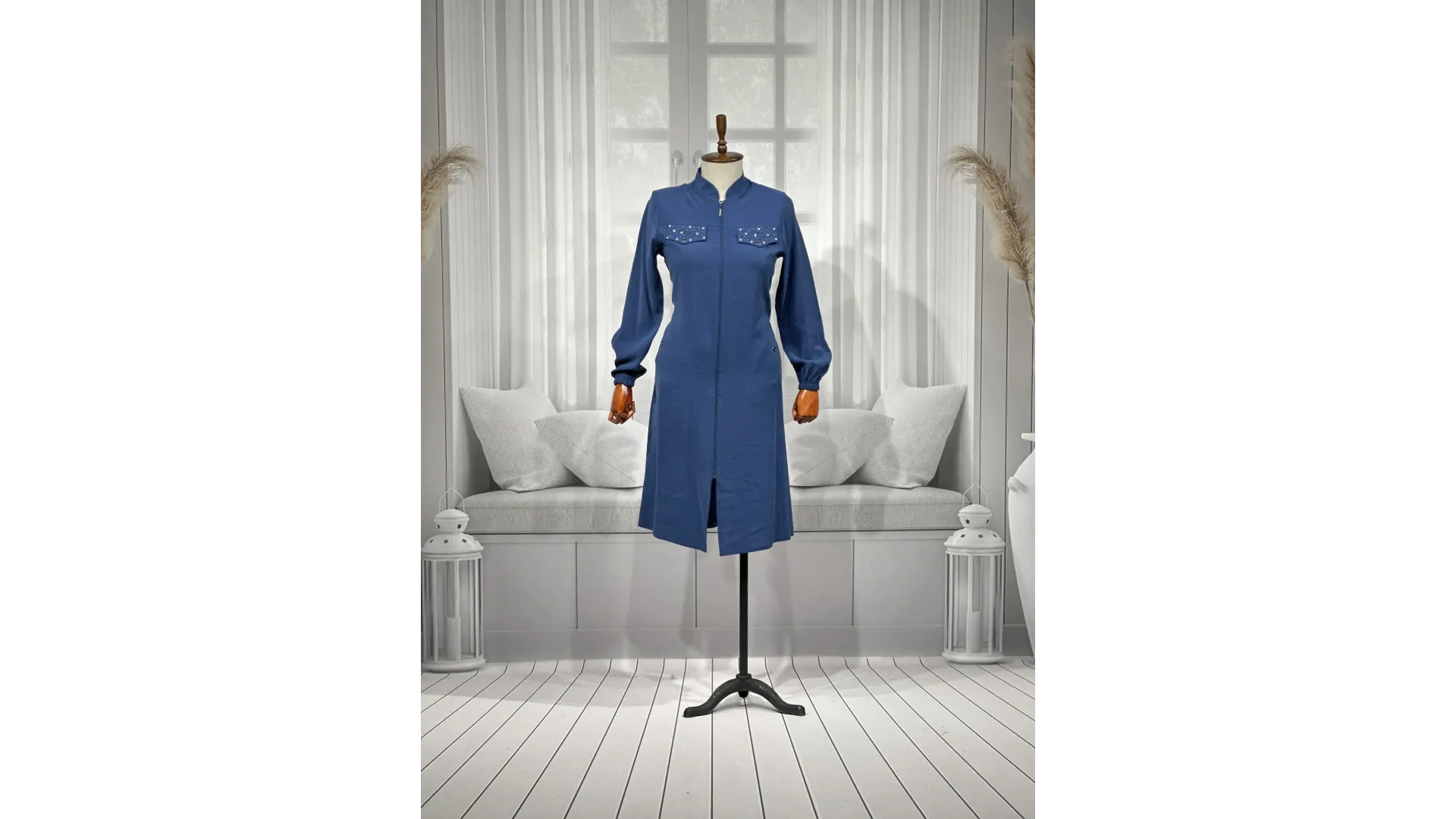 HESNA 1889 ARABOY - İNDİGO - (Asorti: 46-52)