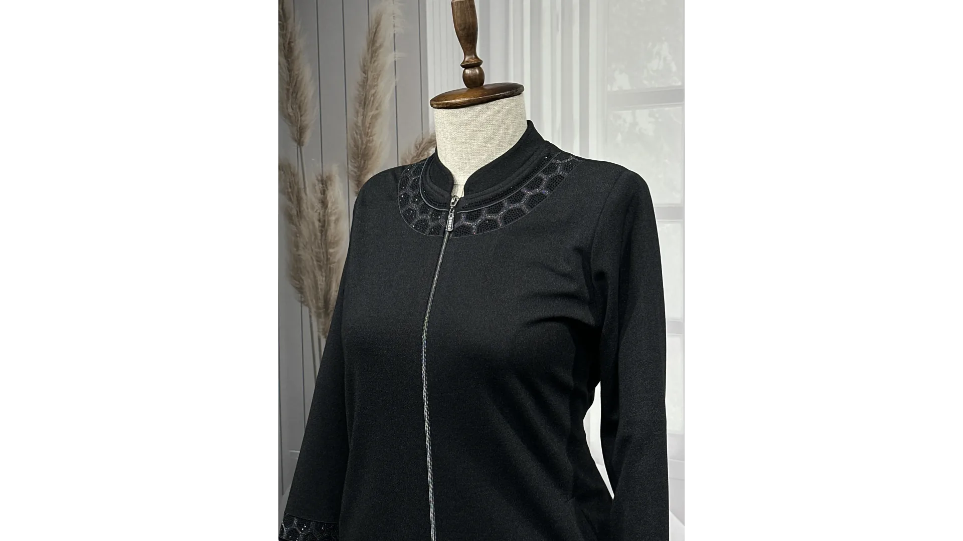 HESNA 1907 NAKIŞLI ARABOY - SİYAH - (Asorti: 4-7)