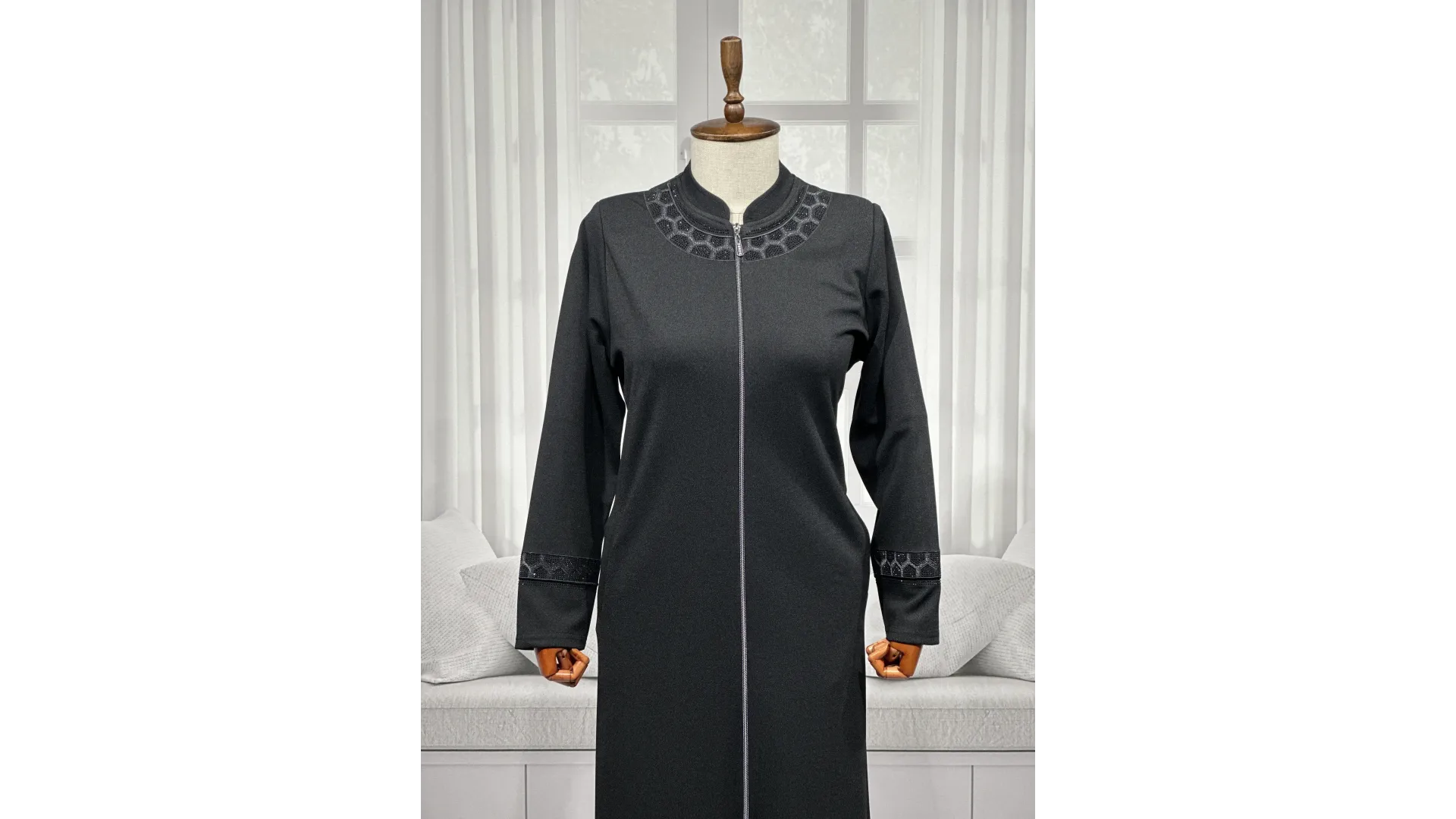 HESNA 1907 NAKIŞLI ARABOY - SİYAH - (Asorti: 4-7)