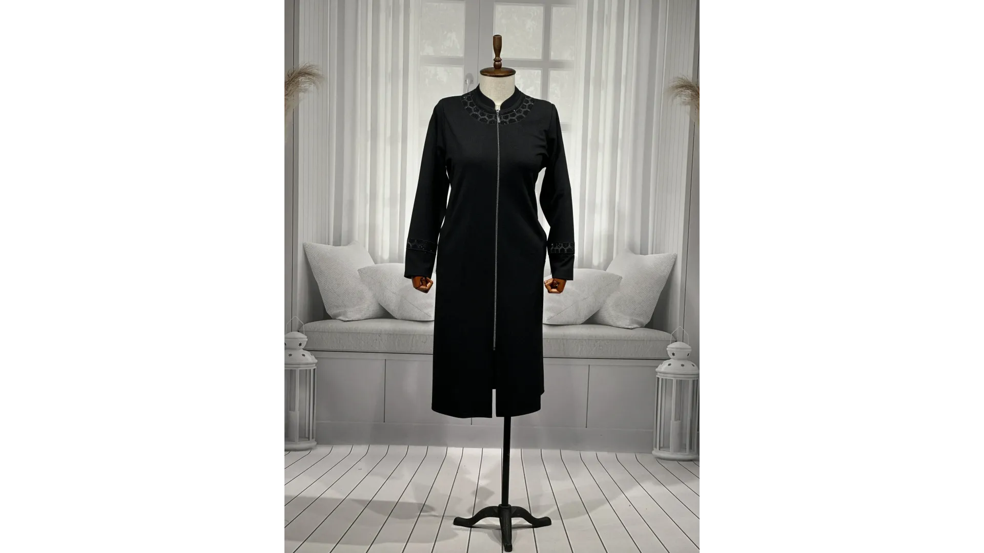 HESNA 1907 NAKIŞLI ARABOY - SİYAH - (Asorti: 4-7)