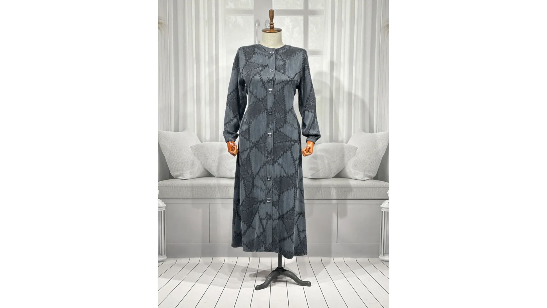 HESNA 2184 PARDESÜ - SİYAH - (Asorti: 3-6)