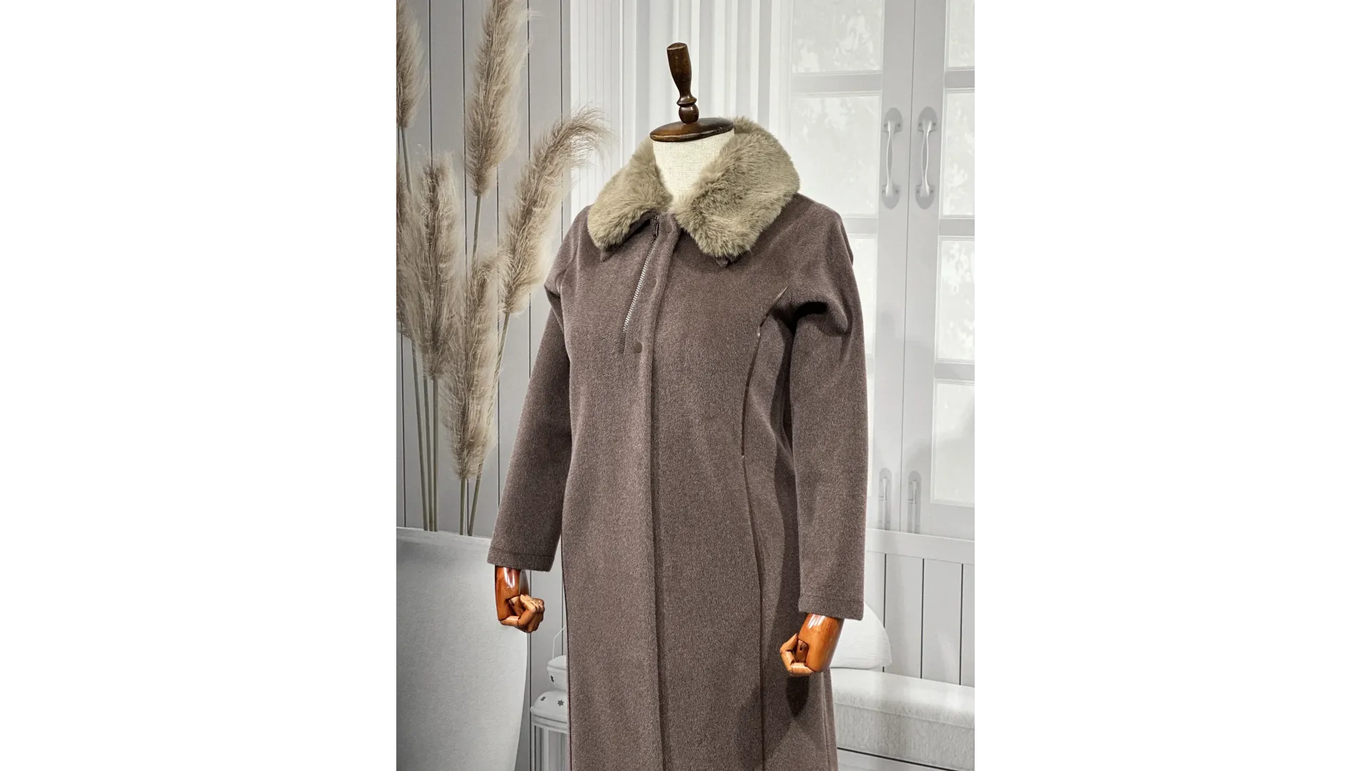 HESNA 2195 PARDESÜ - AÇIK KAHVE - (Asorti: 46-52)