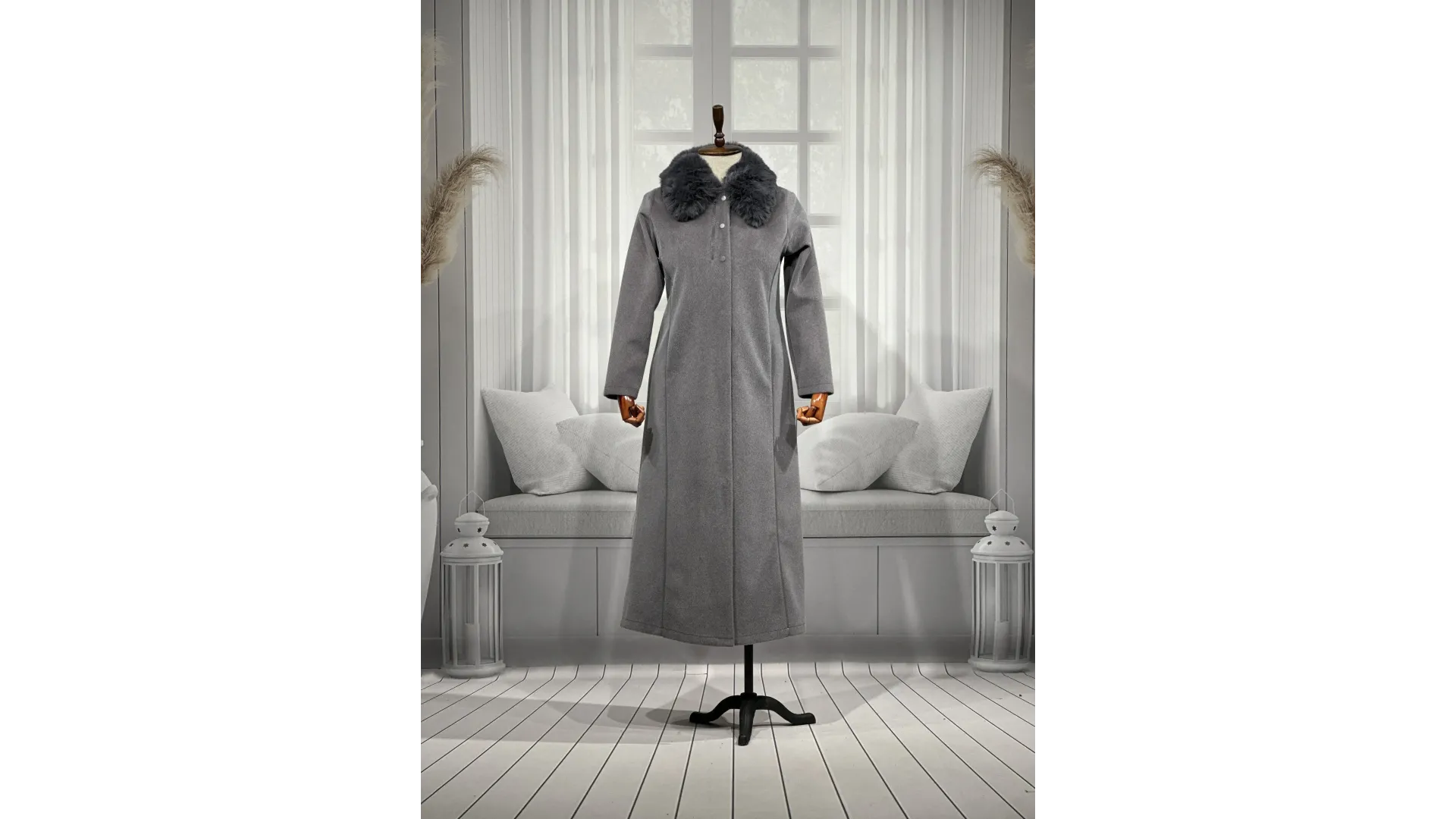 HESNA 2195 PARDESÜ - AÇIK VİZON - (Asorti: 46-52)