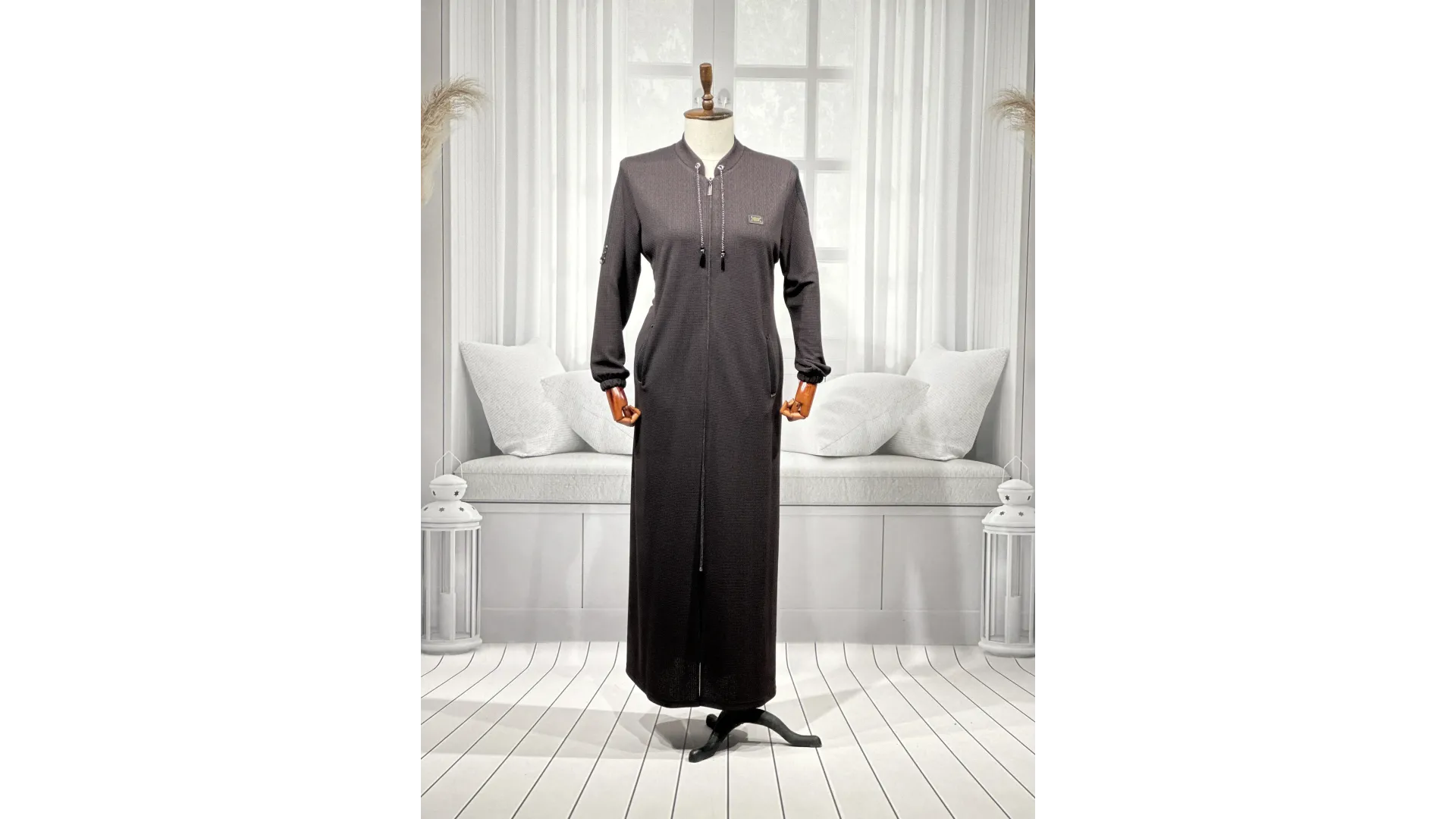 HESNA 2208 PARDESÜ - KAHVE - (Asorti: 4-7)