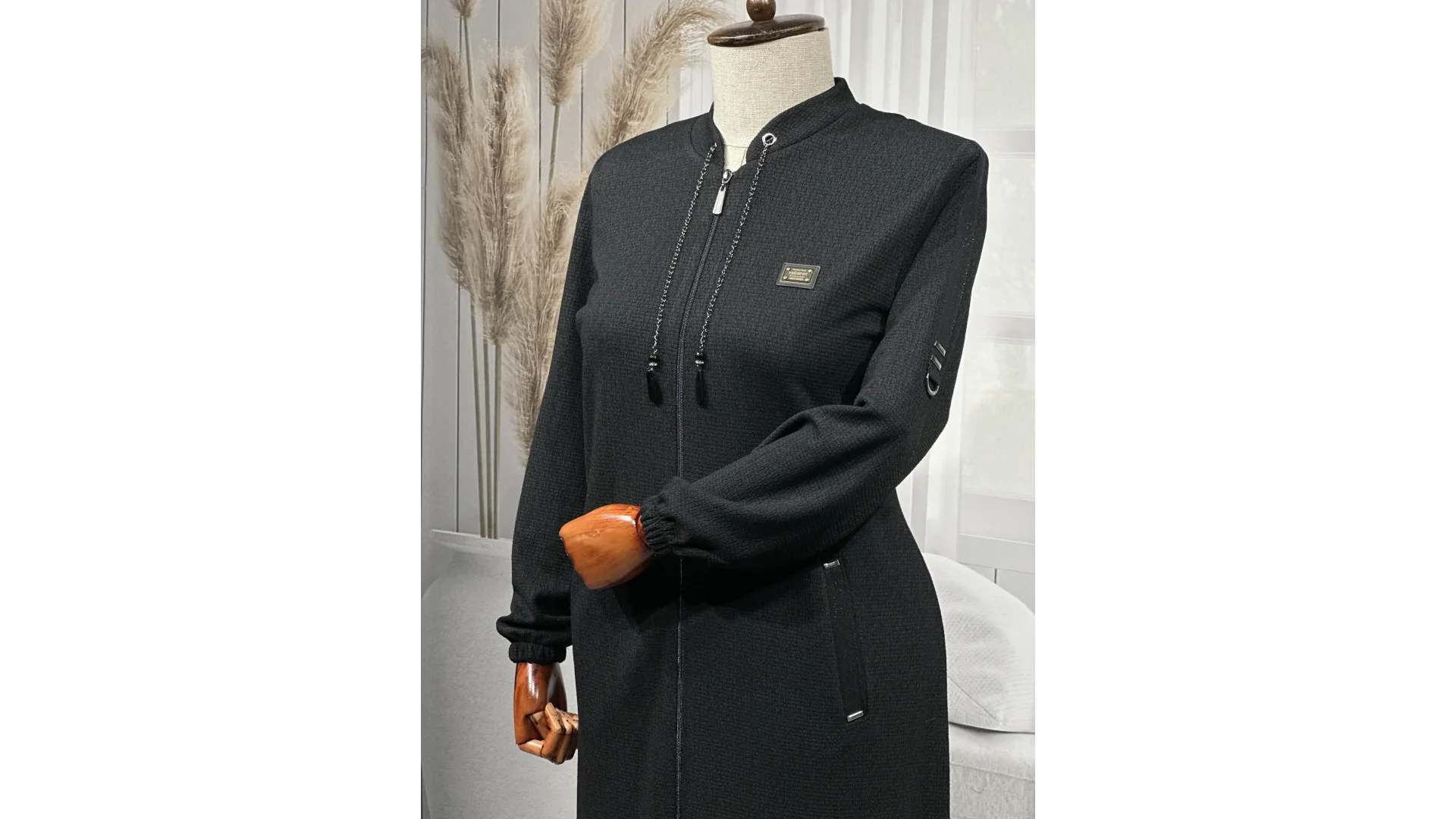 HESNA 2208 PARDESÜ - SİYAH - (Asorti: 4-7)